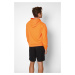 Nath Unisex mikina s kapucňou NH421 Orange Fluor