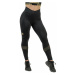 Nebbia High Waist Push-Up Leggings INTENSE Heart-Shaped Black/Gold Fitness nohavice