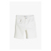 Koton Jeans Shorts with Pocket. Cotton - Slim Fit. Adjustable, Elastic Waist.