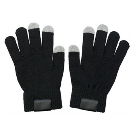 L-Merch Zimné dotykové rukavice NT5350 Black