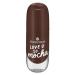 Essence  Nail Color Gel Nail Polish - 34 LOVE U SO Mocha  Laky na nechty Hnedá