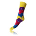 Darčeková krabica zábavných bláznivých ponožiek 4 páry CRAZY SOCKS BOX - BELLINDA - modrá