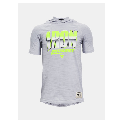 Mikina Under Armour Project Rock CC SS HDY-GRY