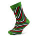 Rainbow Socks Súprava 2 párov vysokých dámskych ponožiek Xmas Socks Balls Adults Gifts Pak 2 Far