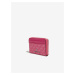 Tmavo ružová dámska vzorovaná peňaženka Michael Kors