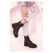 Soho Women's Black Boots & Booties 17683