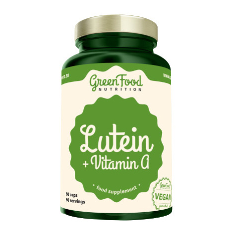 GreenFood Nutrition Luteín + Vitamín A 60 kapsúl