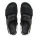 Calvin Klein Sandále Back Strap Sandal Mono Jq HM0HM00970 Čierna