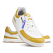 Barefoot tenisky Barebarics Wave - White & Sunset Yellow