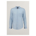 KOŠEĽA GANT REG COTTON LINEN TEXTURE SHIRT FRESH BLUE