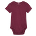 Babybugz Dojčenské body s krátkym rukávom BZ10 Burgundy