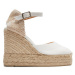 Castañer Espadrilky Carol/8Ed/001 020975 Biela