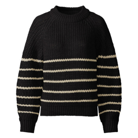 esmara® Dámsky pletený pulóver (čierna)