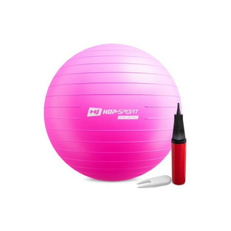 Gymnastická lopta s pumpou 70cm - tmavo ružová