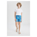 DEFACTO Boy's Patterned Swim Shorts