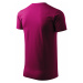 Malfini Basic Pánske tričko 129 fuchsia red