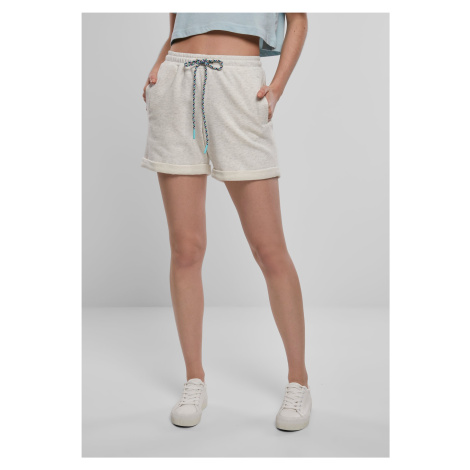 Women's beach terry shorts light grey Urban Classics