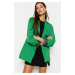 Trendyol Green Regular Lining Detailed Woven Blazer Jacket