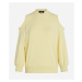 Mikina Karl Lagerfeld Logo Feminine Sweatshirt Elfin Yellow