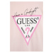 Detské pyžamo Guess ružová farba, s potlačou