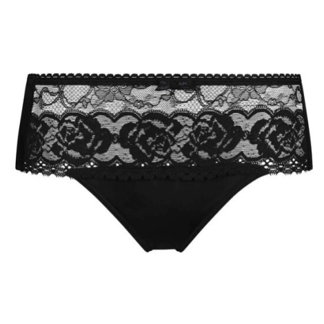 Dámske čipkované nohavičky PLAYTEX FLOWER ELEGANCE MIDI BRIEF - PLAYTEX - čierna