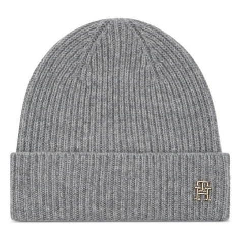 Tommy Hilfiger Čiapka Cashmere Chic Beanie AW0AW15321 Sivá