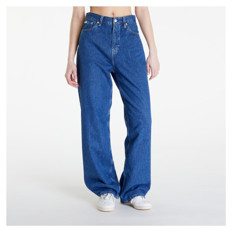 Kalhoty Calvin Klein Jeans High Rise Relaxed Jeans Denim