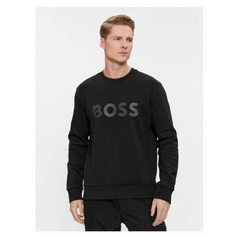 Boss Mikina Salbo 50506119 Čierna Regular Fit Hugo Boss