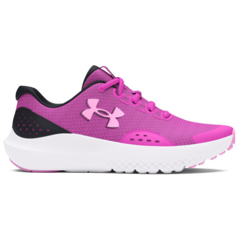 Juniorská športová obuv (tréningová) UNDER ARMOUR UA GGS Surge 4 vivid magenta black stellar pin