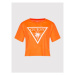 Guess Tričko E02I01 KB9I0 Oranžová Regular Fit
