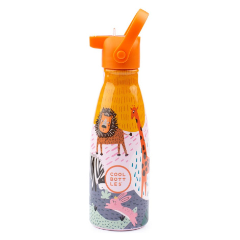 Cool Bottles Dětská nerezová termolahev Kids 3D třívrstvá 260 ml - oranžová