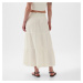 GAP Pull On Gauze Maxi Skirt New Off White