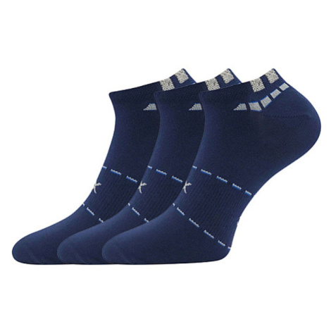 Voxx Rex 16 Pánske nízke ponožky - 3 páry BM000004113800100451 tmavo modrá