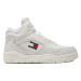 Tommy Jeans Sneakersy Tjm Basket Mid Top EM0EM01413 Écru