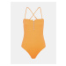 Orange Women's Bodysuit Pieces Leaf - Women