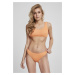 Women's Crinkle Bikini Papaya Tank Top