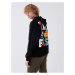 LC Waikiki Men's Long Sleeve Daffy Duck Printed Hoodie