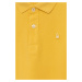 Detská bavlenná polokošeľa United Colors of Benetton žltá farba, jednofarebný