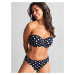 Spodný diel plaviek Swimwear Anya Riva Spot Gather Pánt navy/vanilla SW1456 46