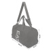 EA7 Emporio Armani Športová taška  čierna / biela