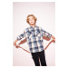 DEFACTO Boy's Oversize Fit Flannel Long Sleeve Shirt