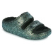 Crocs  Classic Cozzzy Glitter Sandal  Šľapky Čierna