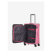 Ružový dámsky cestovný kufor Travelite Adria M