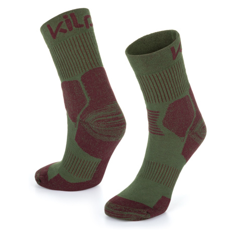 Kilpi ULTRA-U Unisex běžecké ponožky RU0901KI Kaki