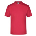 James&amp;Nicholson Unisex tričko JN001 Red