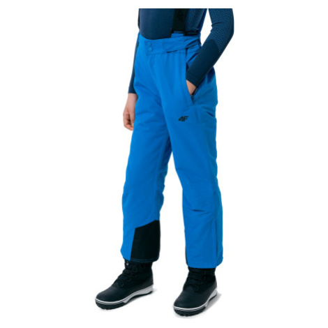 Chlapčenské lyžiarske nohavice 4F JUNIOR BOYS SKI TROUSERS JSPMN001-33S-BLUE