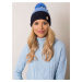 Women's dark blue and blue hat RUE PARIS