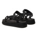 Calvin Klein Jeans Sandále Sandal Velcro Webbing In Mtl YW0YW01480 Čierna