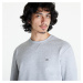 Mikina Lee Plain Crew Sweatshirt Grey Mele