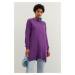 Trendyol fialový pletený sveter